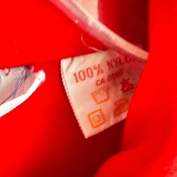 Vintage Adidas Prince Philip Games Canada Red Zip up Jacket M - Picture 5 of 7